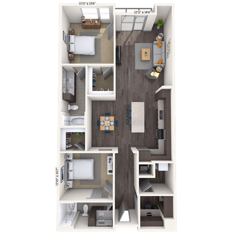 7555 Warren Parkway Studio-3 Beds Apartment for Rent - Photo Gallery 70